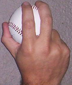 Baseball : Prise Fastball coupe (cutter)